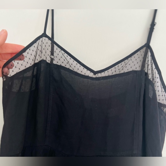 🖤 Sweetheart 🖤Black Midi Dress w/straps. Size M - Picture 9 of 10